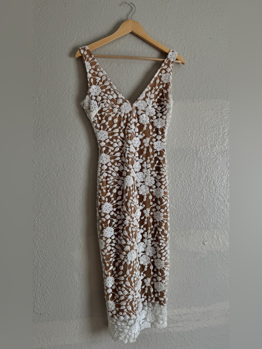 NADINE MERABI Nyla Beaded Bodycon Dress - Picture 10 of 10